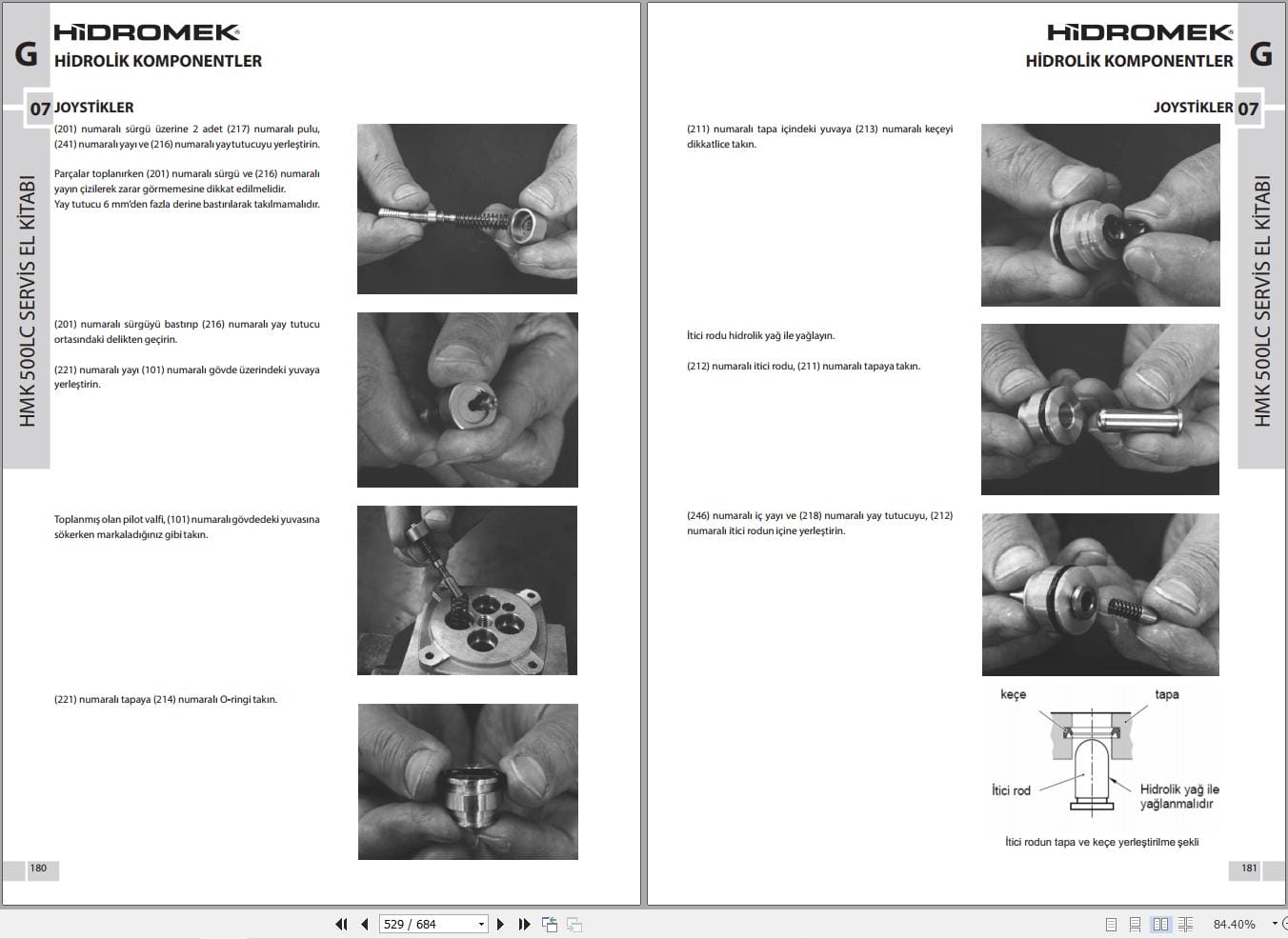 Hidromek Excavator HMK 500LC 3 Workshop Manual TR (2)
