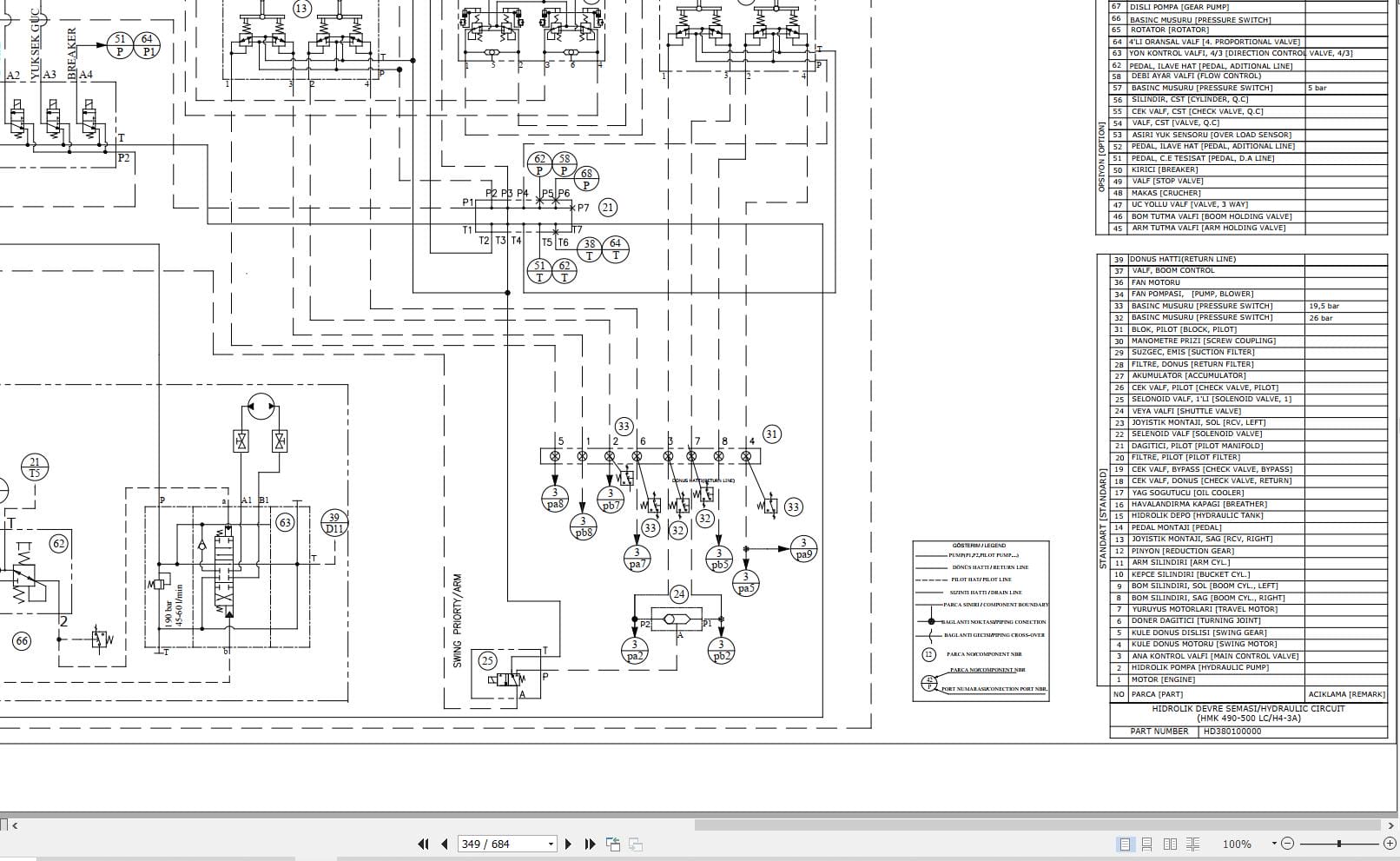 Hidromek Excavator HMK 500LC 3 Workshop Manual TR (4)