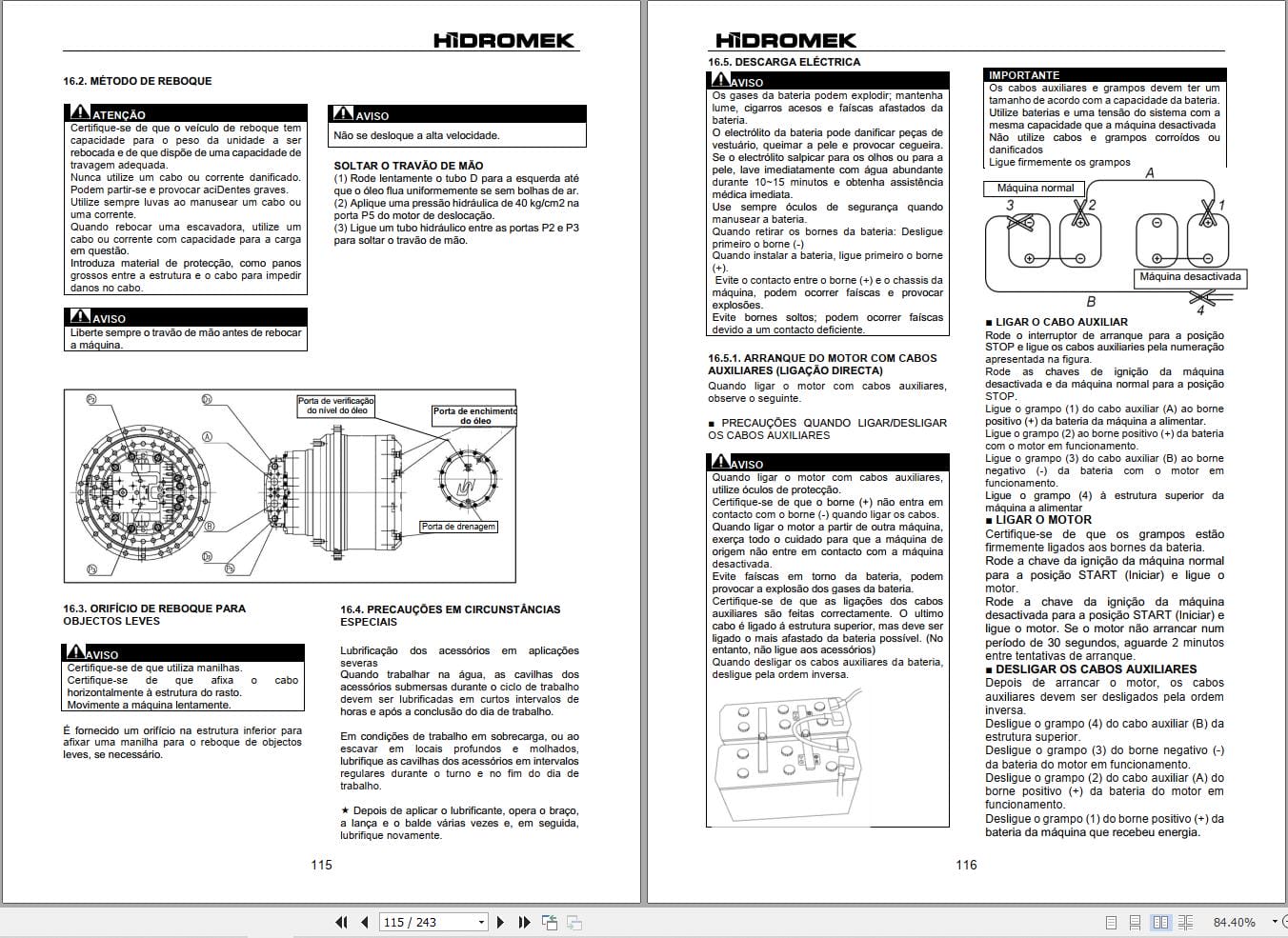 Hidromek Excavator HMK140LC 3 to HMK370NLC Operation Maintenance Manual H347322405 PT (2)