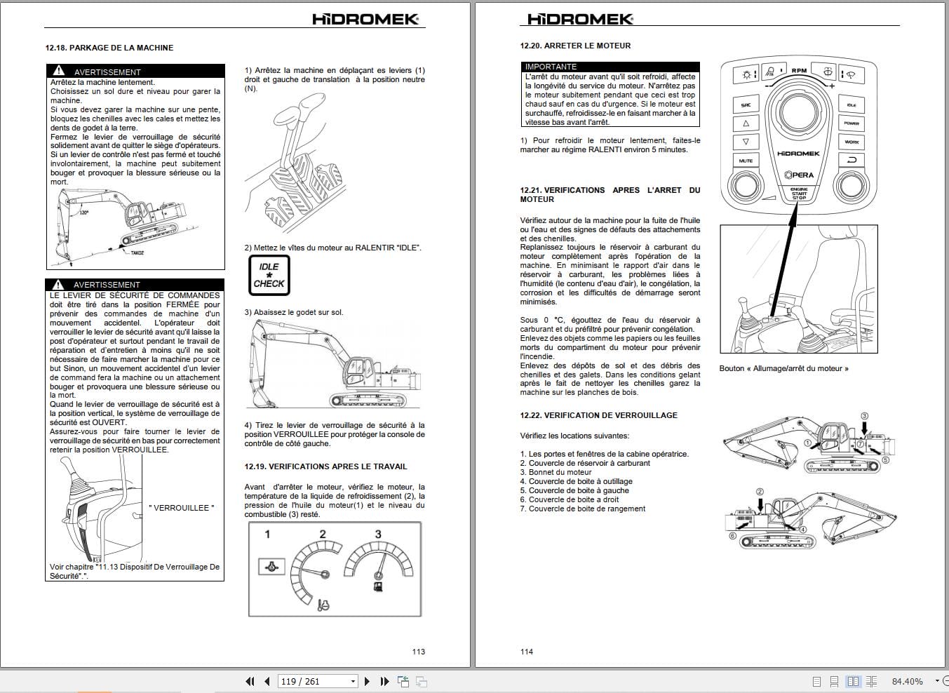Hidromek Excavator HMK140LC 3B to HMK370LC 3BLR Operation Maintenance Manual H347323403 FR (2)