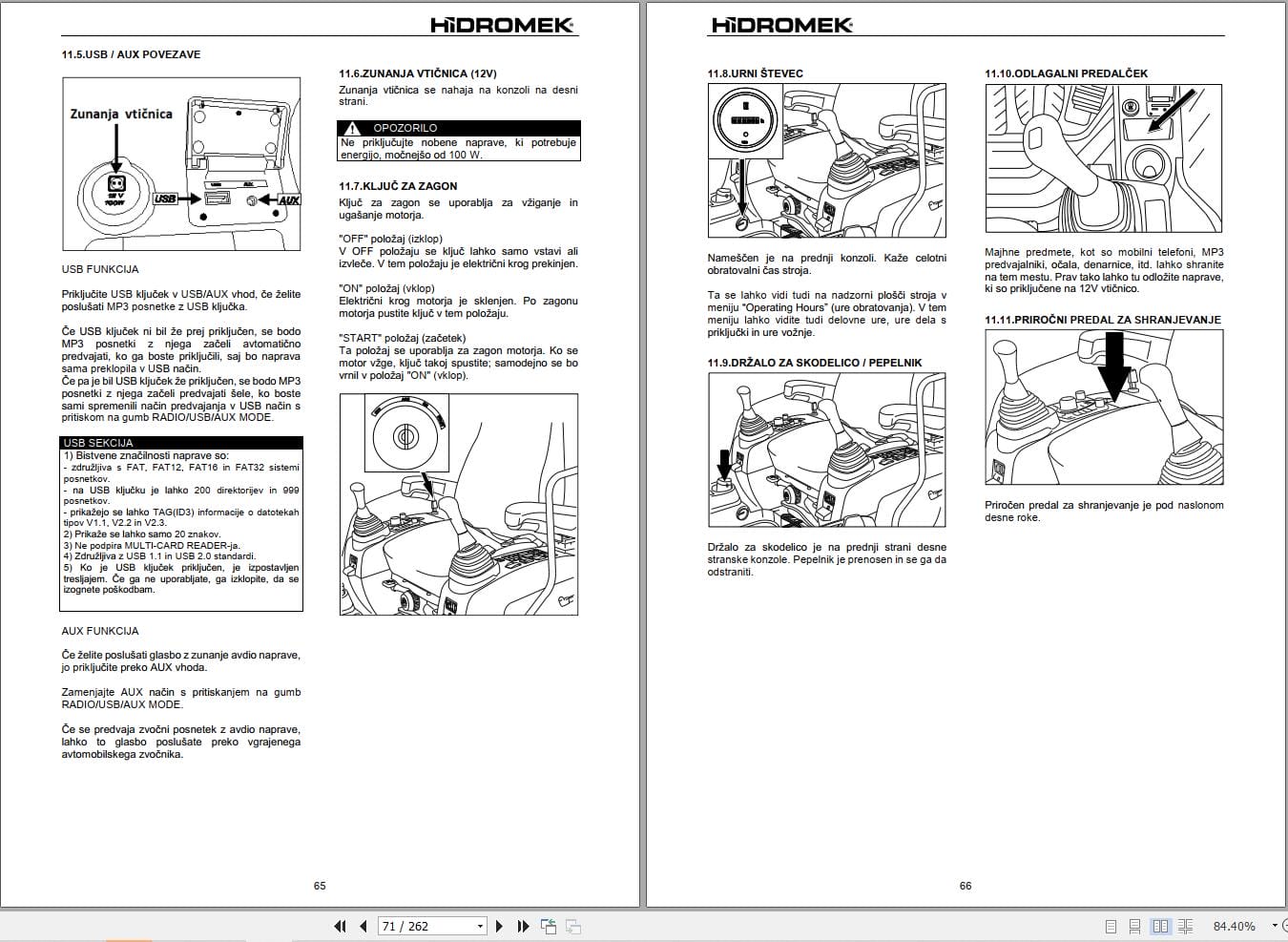 Hidromek Excavator HMK140LC 3B to HMK370LC 3BLR Operation Maintenance Manual H347323414 SL (2)