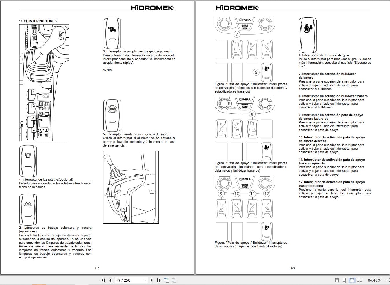 Hidromek Excavator HMK140W 3 HMK200W 3 Operation Maintenance Manual H237322402 ES (2)