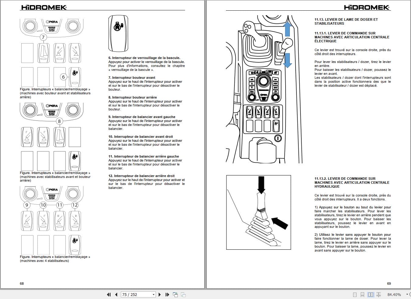 Hidromek Excavator HMK140W 3 HMK200W 3 Operation Maintenance Manual H237322403 FR (2)