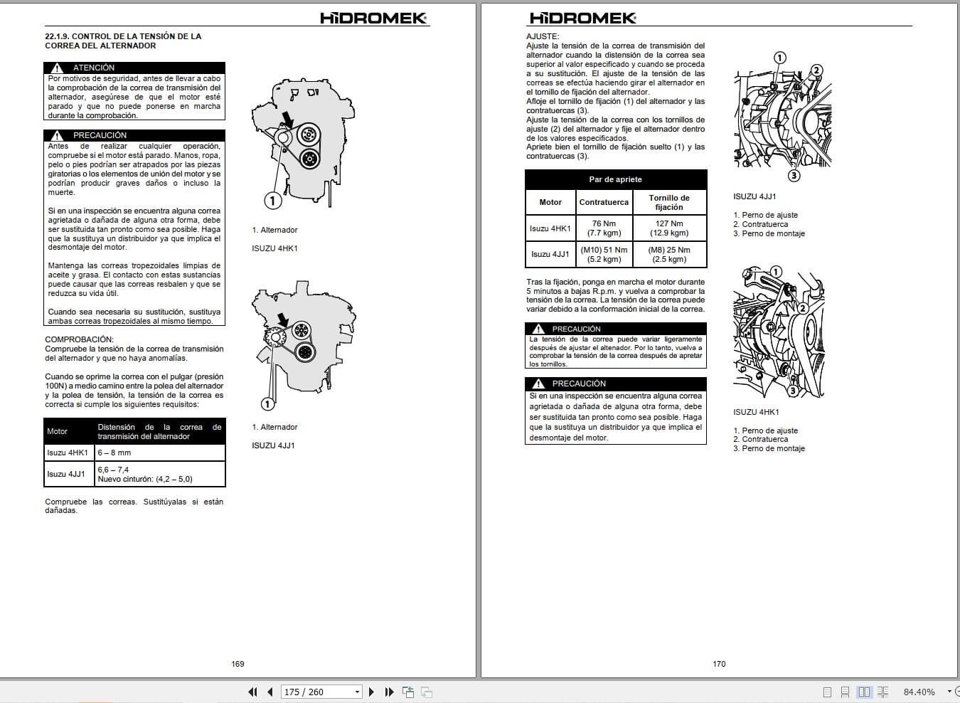 Hidromek Excavator HMK140W 3B HMK200W 3B Operation Maintenance Manual H237323402 ES (2)