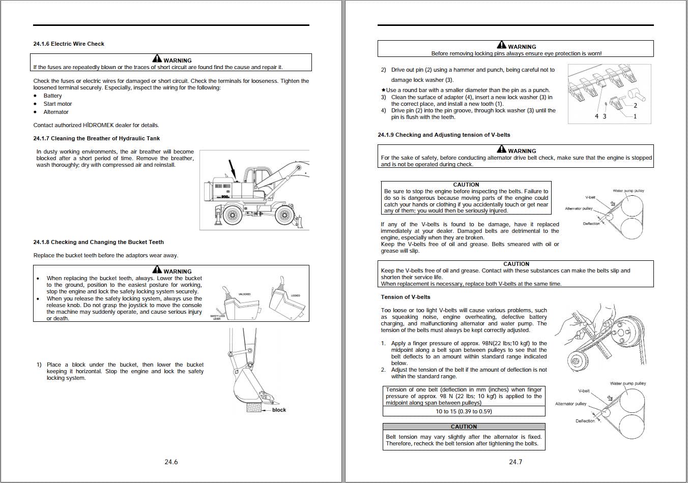 Hidromek Excavator HMK140W Operation Maintenance Manual H207312000 EN (2)