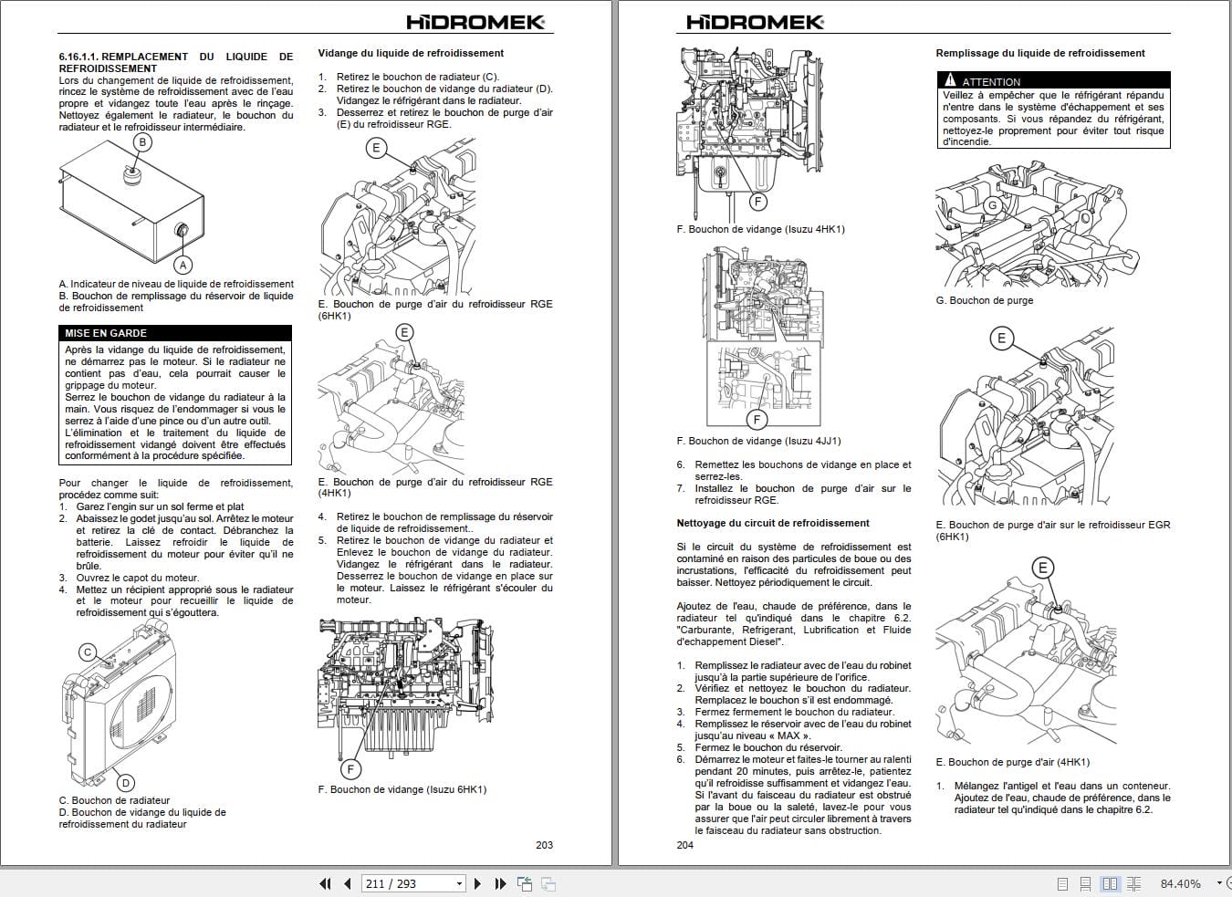 Hidromek Excavator HMK145LC 4SR to HMK500LC 4 Operation Maintenance Manual H347324403 FR (2)
