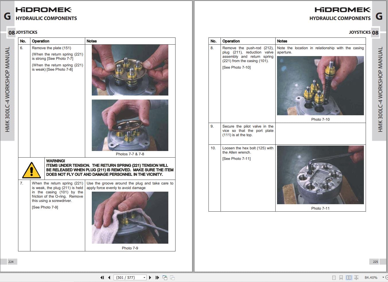 Hidromek Excavator HMK300LC 4 HMK310LC 4 Workshop Manual H257324501 (2)