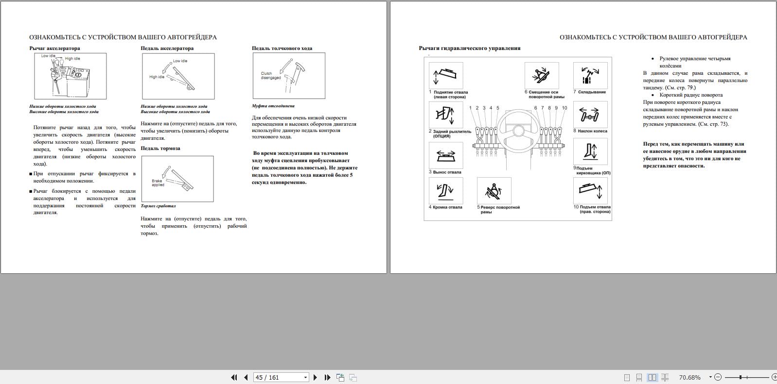 Hidromek Excavator MG460 MG560 Operation Maintenance Manual 99170 42110 RU (2)
