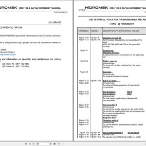 Hidromek HMK 102 B ALPHA ZF Transmission 5WG 98 Workshop Manual (1)