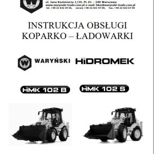 Hidromek HMK 102B 102S Operation Maintenance Manual PL (1)