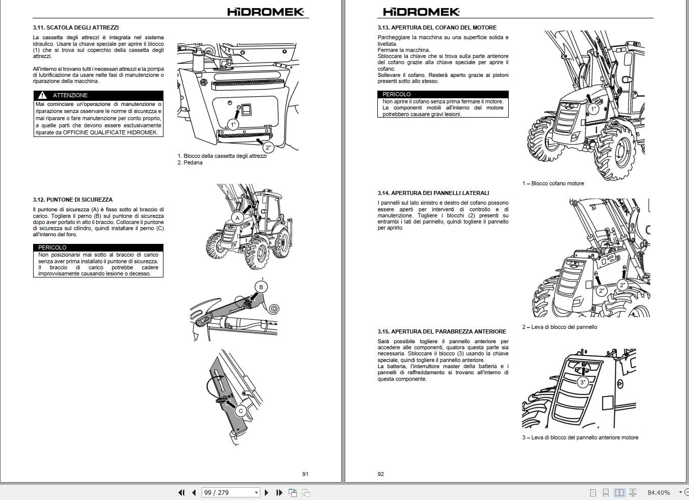 Hidromek HMK 102B 102S SUPRA & ALPHA Operation Maintenance Manual IT (2)