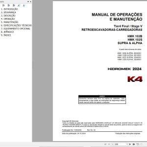 Hidromek HMK 102B 102S SUPRA & ALPHA Operation Maintenance Manual PT (1)