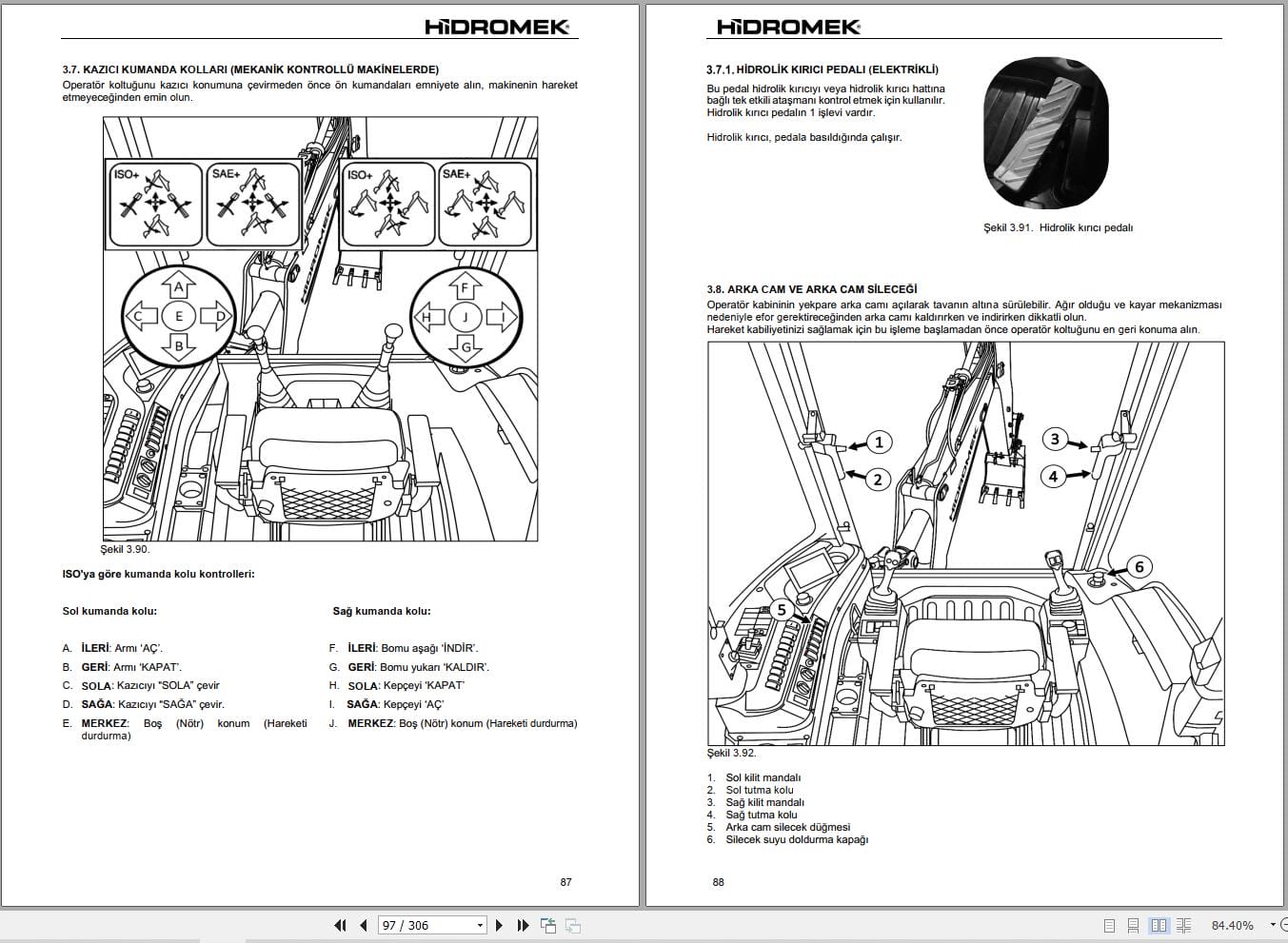 Hidromek HMK 102B 102S SUPRA & ALPHA Operation Maintenance Manual TR (2)