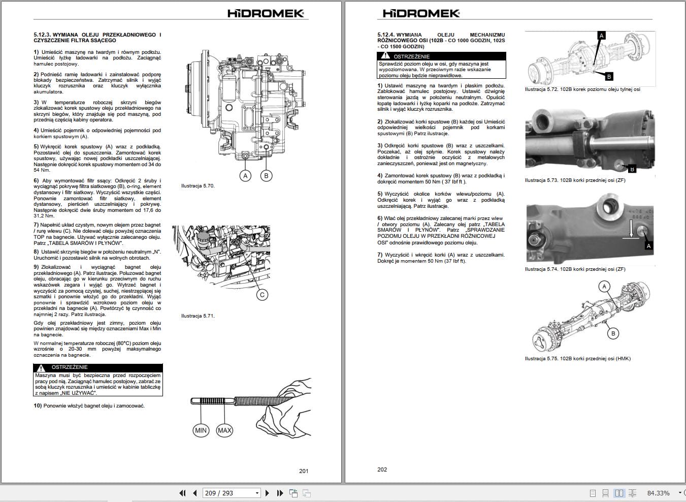 Hidromek HMK 102B 102S SUPRA & ALPHA Operation Maintenance Manual Y2502211 PL (2)