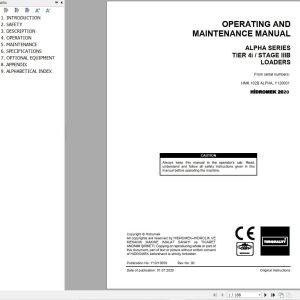Hidromek HMK 102B ALPHA Operation Maintenance Manual Y10 13059 (1)