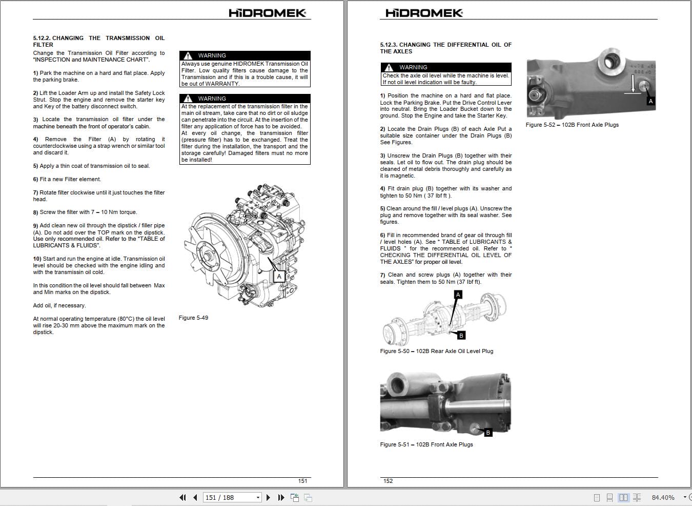 Hidromek HMK 102B ALPHA Operation Maintenance Manual Y10 13059 (2)