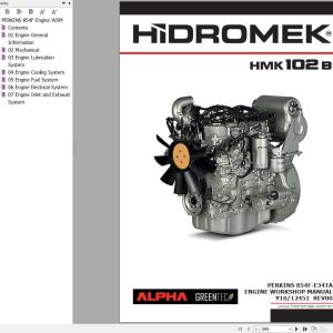 Hidromek HMK 102B Engine PERKINS 854F E34TA Workshop Manual (1)