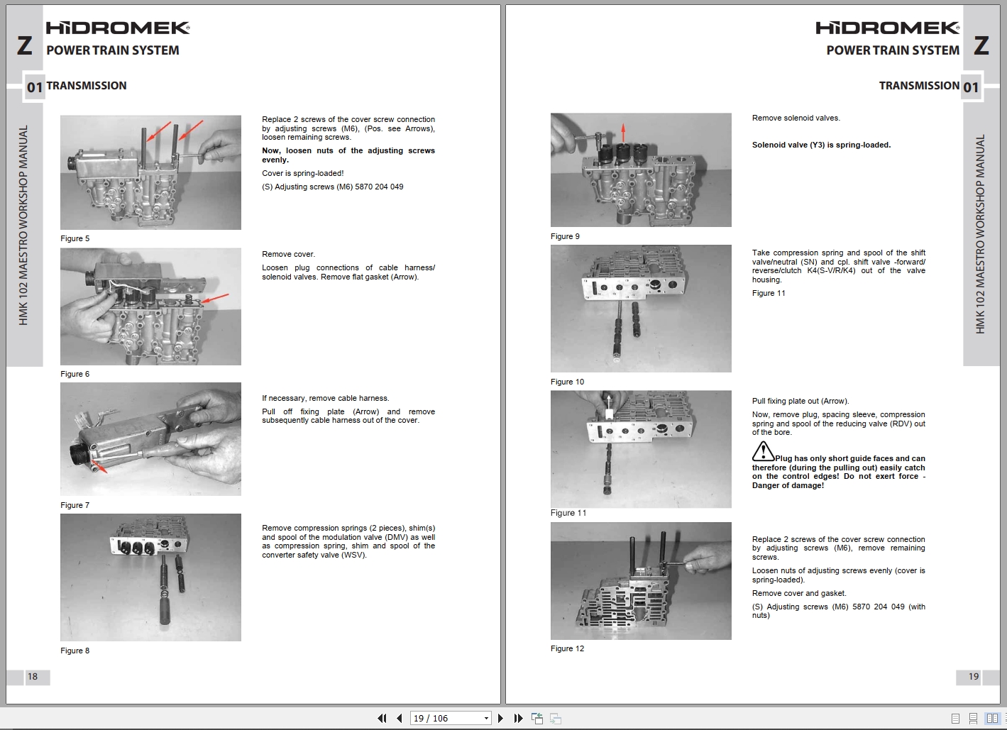 Hidromek HMK 102B S Maestro ZF 5WG 98 Transmission Workshop Manual (2)