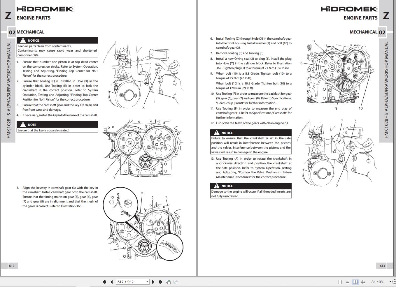 Hidromek HMK 102B S SUPRA ALPHA Engine PERKINS 1204F E44TTA Workshop Manual (2)