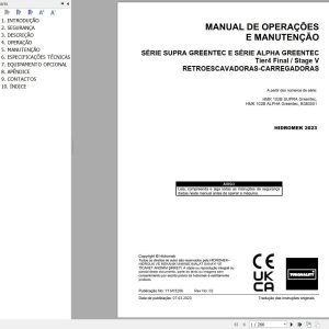 Hidromek HMK 102B SUPRA & ALPHA GreenTec Operation Maintenance Manual PT (1)