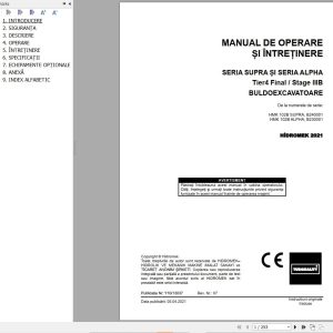 Hidromek HMK 102B SUPRA & ALPHA Operation Maintenance Manual Y10 13037 RO (1)