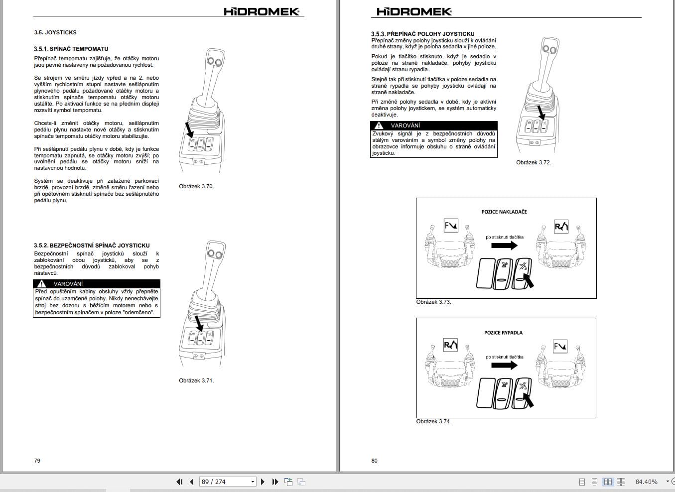 Hidromek HMK 102B Supra Greentec & Alpha Greentec Operation Manual Y2503209 CS (2)