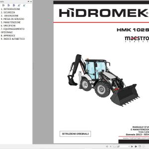 Hidromek HMK 102S Maestro Series Operation Maintenance Manual Y10 12365 IT (1)