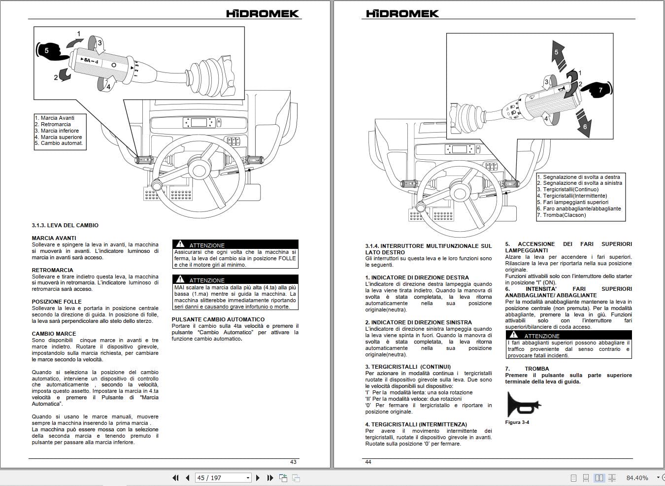 Hidromek HMK 102S Maestro Series Operation Maintenance Manual Y10 12365 IT (2)