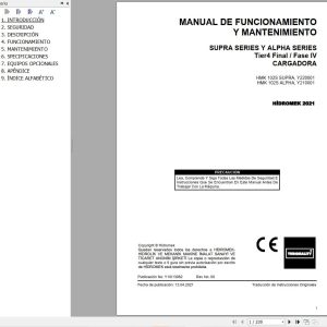 Hidromek HMK 102S SUPRA & ALPHA Operation Maintenance Manual Y10 13082 ES (1)