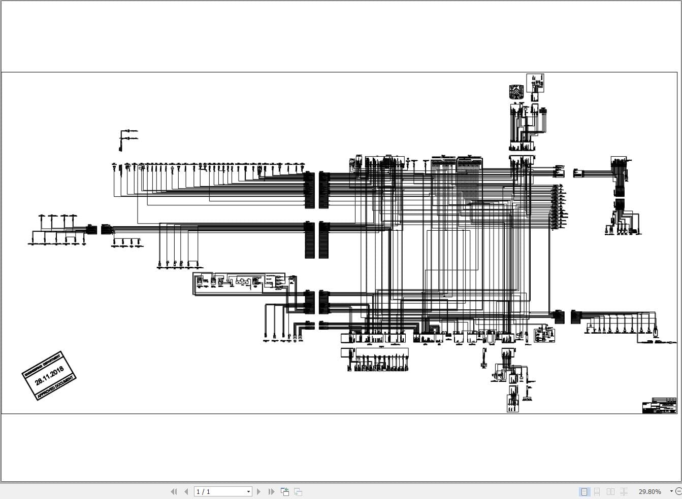 Hidromek HMK 145LC SR Isuzu Tier3 Electric Diagram H418010000 11.2018 (2)