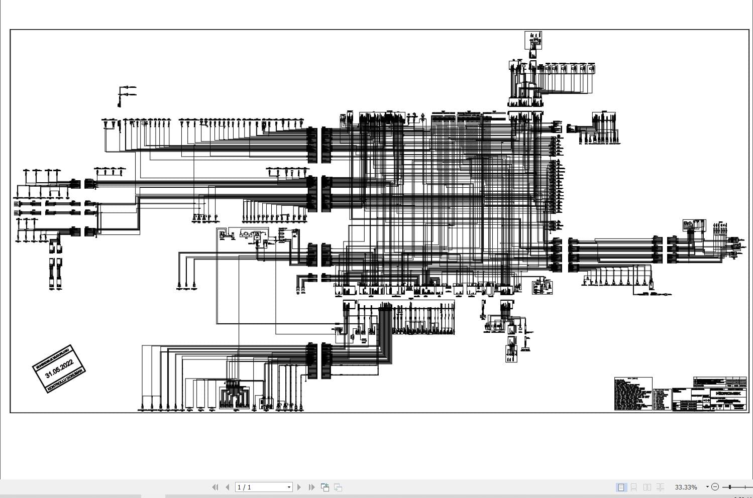 Hidromek HMK 150W 5R Deutz Electric Diagram H208040000 05.2022 (2)