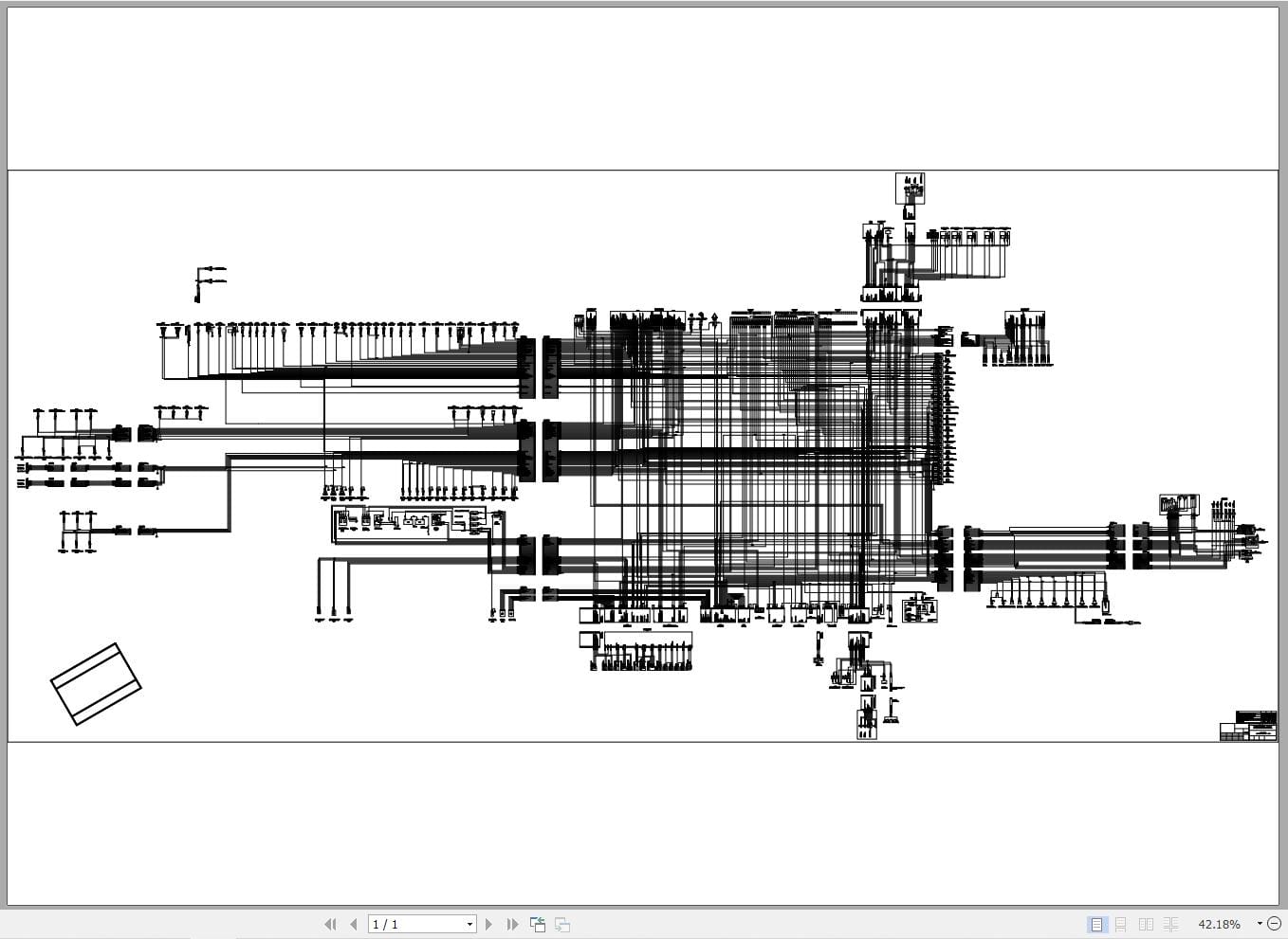Hidromek HMK 200W Isuzu Tier3 Electric Diagram H228025000 04.2020 (2)