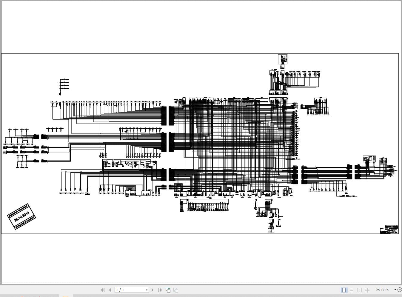 Hidromek HMK 200W MH Isuzu Final4 & Stage5 Electric Diagram H528030000 10.2019 (2)