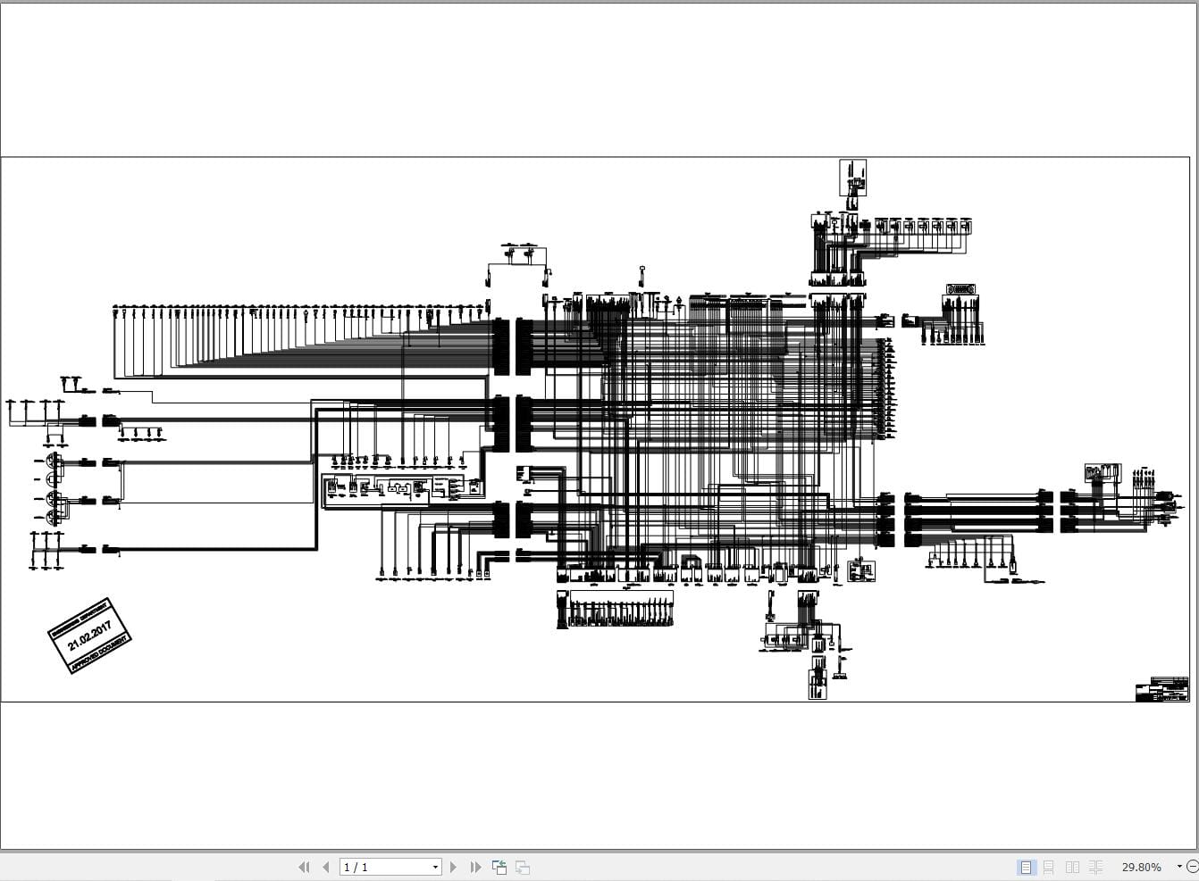 Hidromek HMK 200W MH Isuzu Tier3 Electric Diagram H528020001 02.2017 (2)