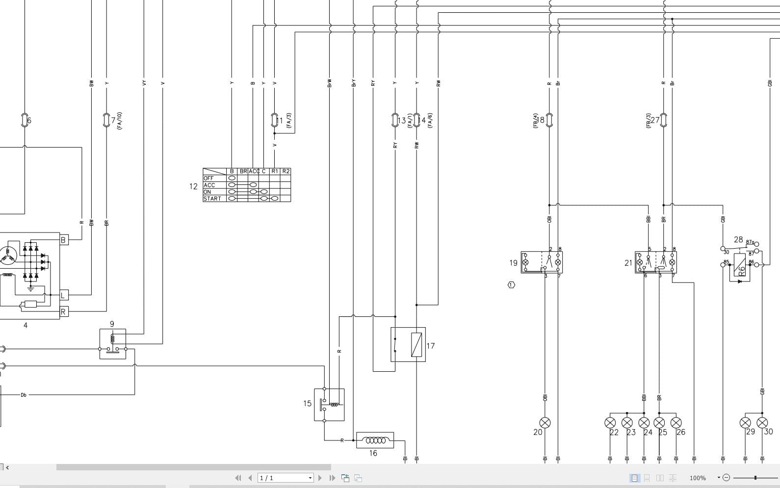 Hidromek HMK 220LC 3 Isuzu Electric Diagram 2011 (2)