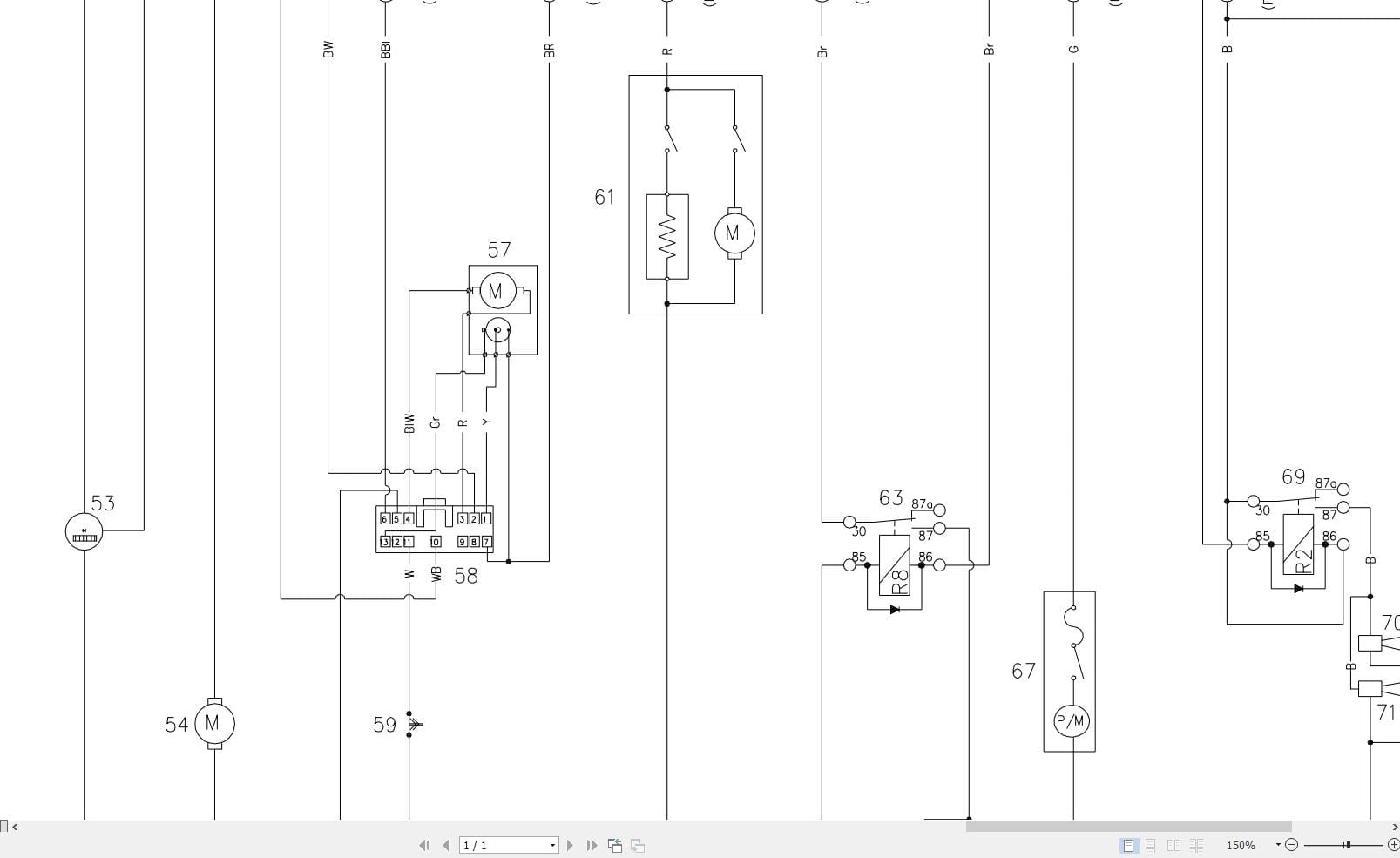 Hidromek HMK 220LC 3 Isuzu Electric Diagram 2013 (2)