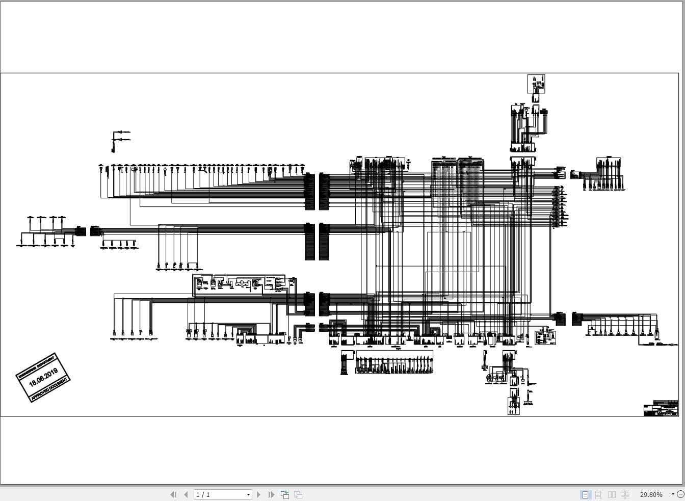 Hidromek HMK 220LC Isuzu Final4 Electric Diagram H348040000 06.2019 (2)