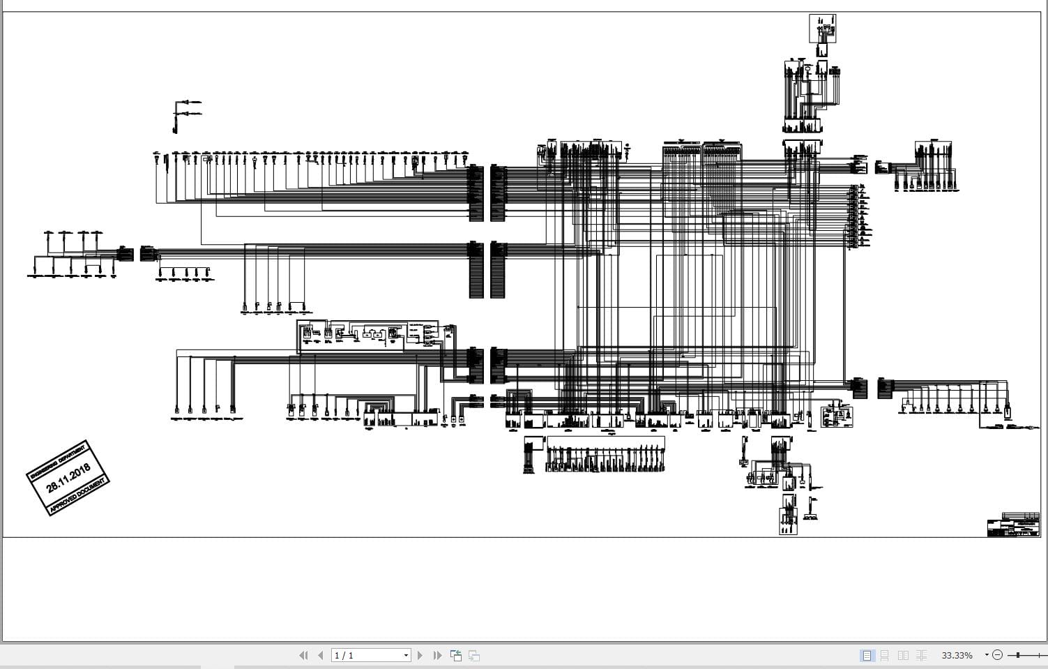 Hidromek HMK 220LC Isuzu Final4 Electric Diagram H348040000 11.2018 (2)