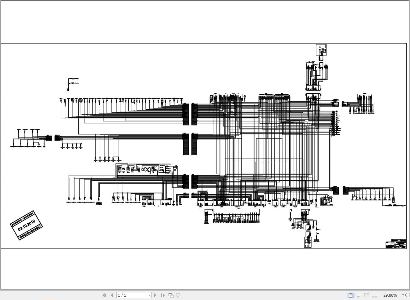 Hidromek HMK 220LC Isuzu Final4 & Stage5 Electric Diagram H348040000 10.2019 (2)