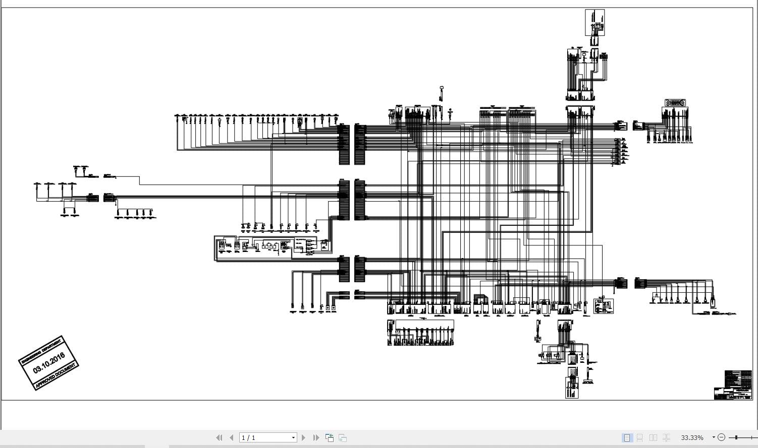 Hidromek HMK 220LC Isuzu Tier3 Electric Diagram H348020003 10.2016 (2)