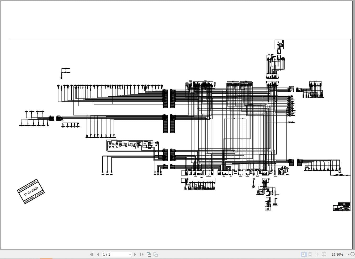Hidromek HMK 220LC Isuzu Tier3 Electric Diagram H348035000 04.2020 (2)