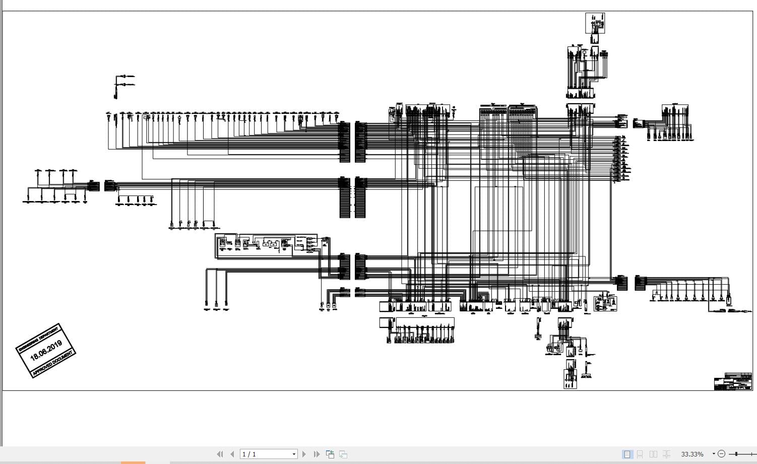 Hidromek HMK 220LC Isuzu Tier3 Electric Diagram H348035000 06.2019 (2)