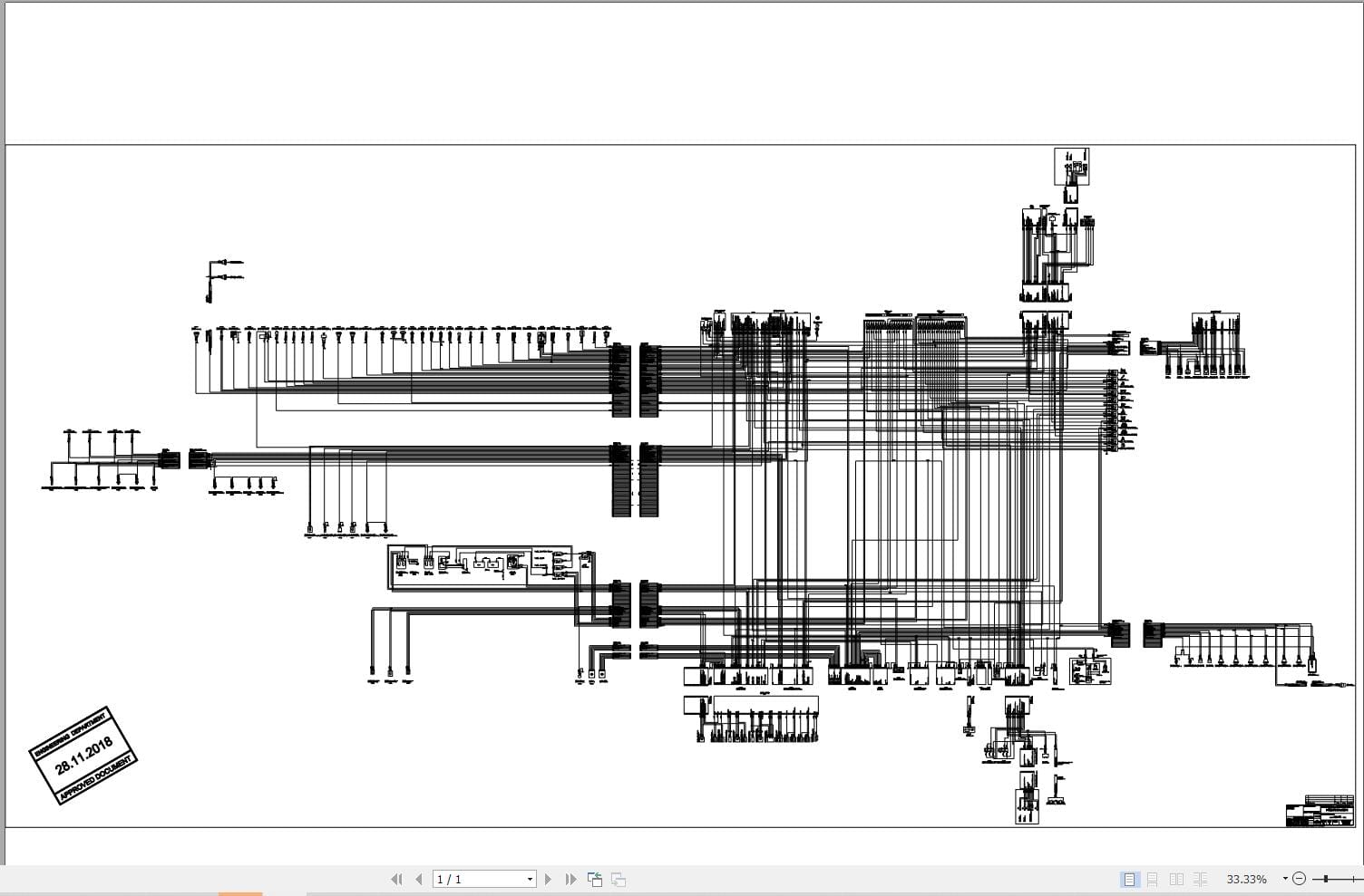 Hidromek HMK 220LC Isuzu Tier3 Electric Diagram H348035000 11.2018 (2)