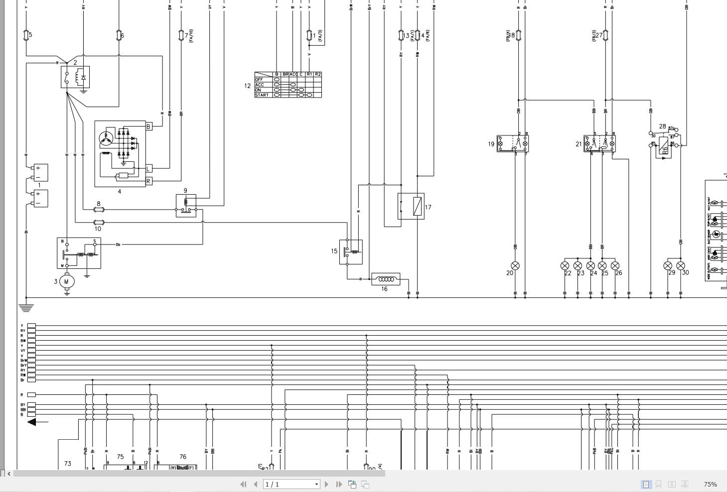 Hidromek HMK 220NLC 3 Isuzu Electric Diagram 2014 (2)