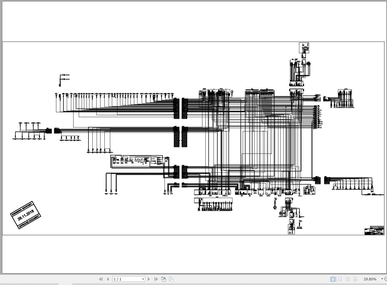 Hidromek HMK 220NLC Isuzu Tier3 Electric Diagram H338025000 11.2018 (2)