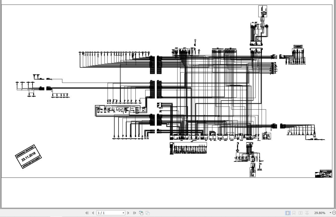 Hidromek HMK 220NLC Isuzu Tier3b Electric Diagram H338030001 11.2016 (2)