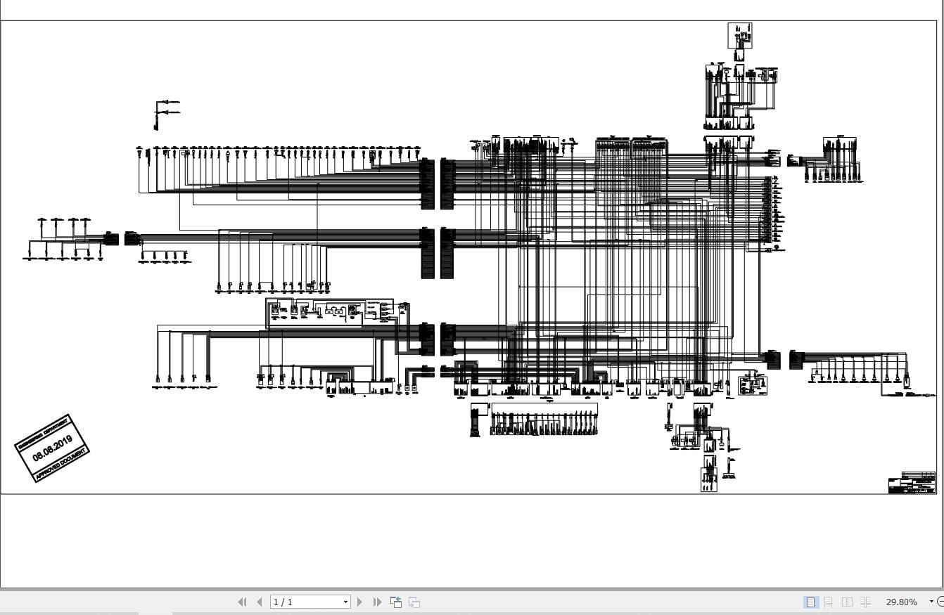 Hidromek HMK 220NLC MH Isuzu Final4 Electric Diagram H558010000 08.2019 (2)