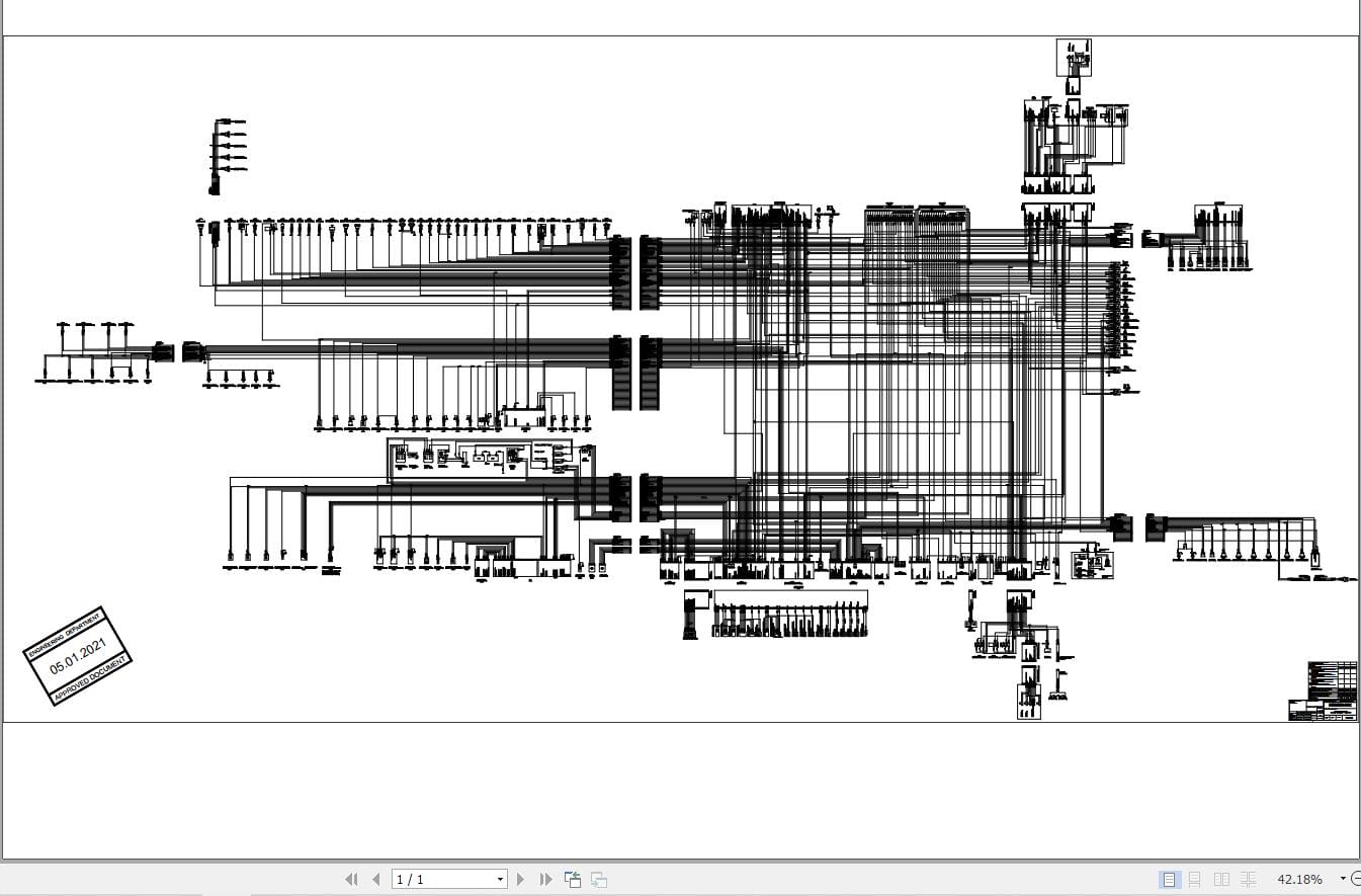 Hidromek HMK 220NLC MH Isuzu Final4 & Stage5 Electric Diagram H558010000 01.2021 (2)