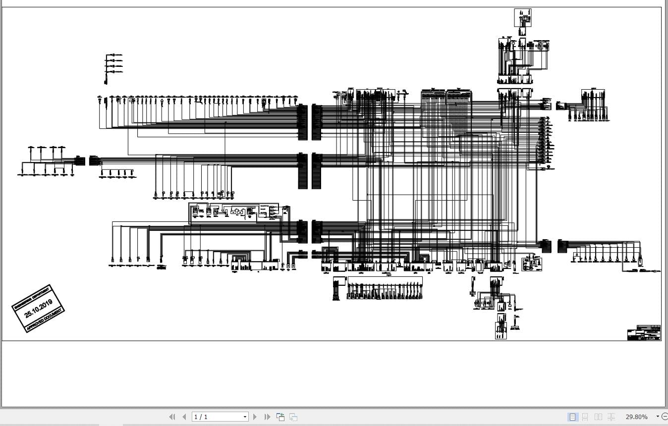 Hidromek HMK 220NLC MH Isuzu Final4 & Stage5 Electric Diagram H558010000 10.2019 (2)