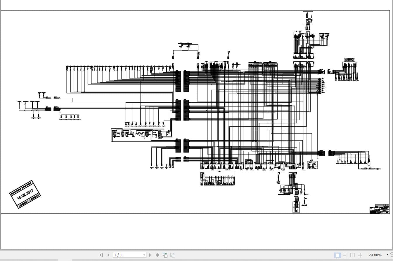 Hidromek HMK 220NLC MH Isuzu Tier3 Electric Diagram H558002500 02.2017 (2)